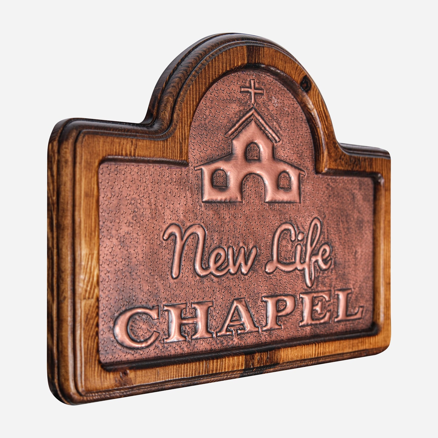 Copper Chapel Sign - Natuross