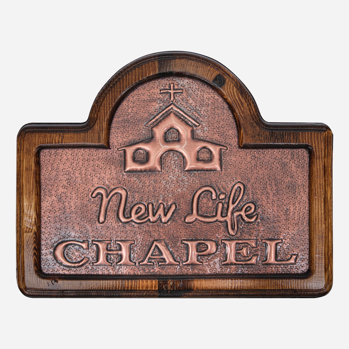 Copper Chapel Sign - Natuross