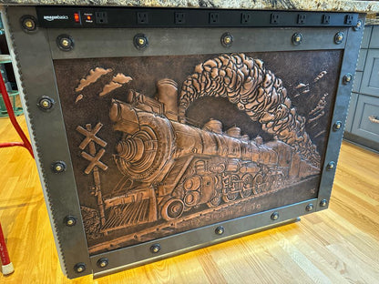 Copper Kitchen Island Panels