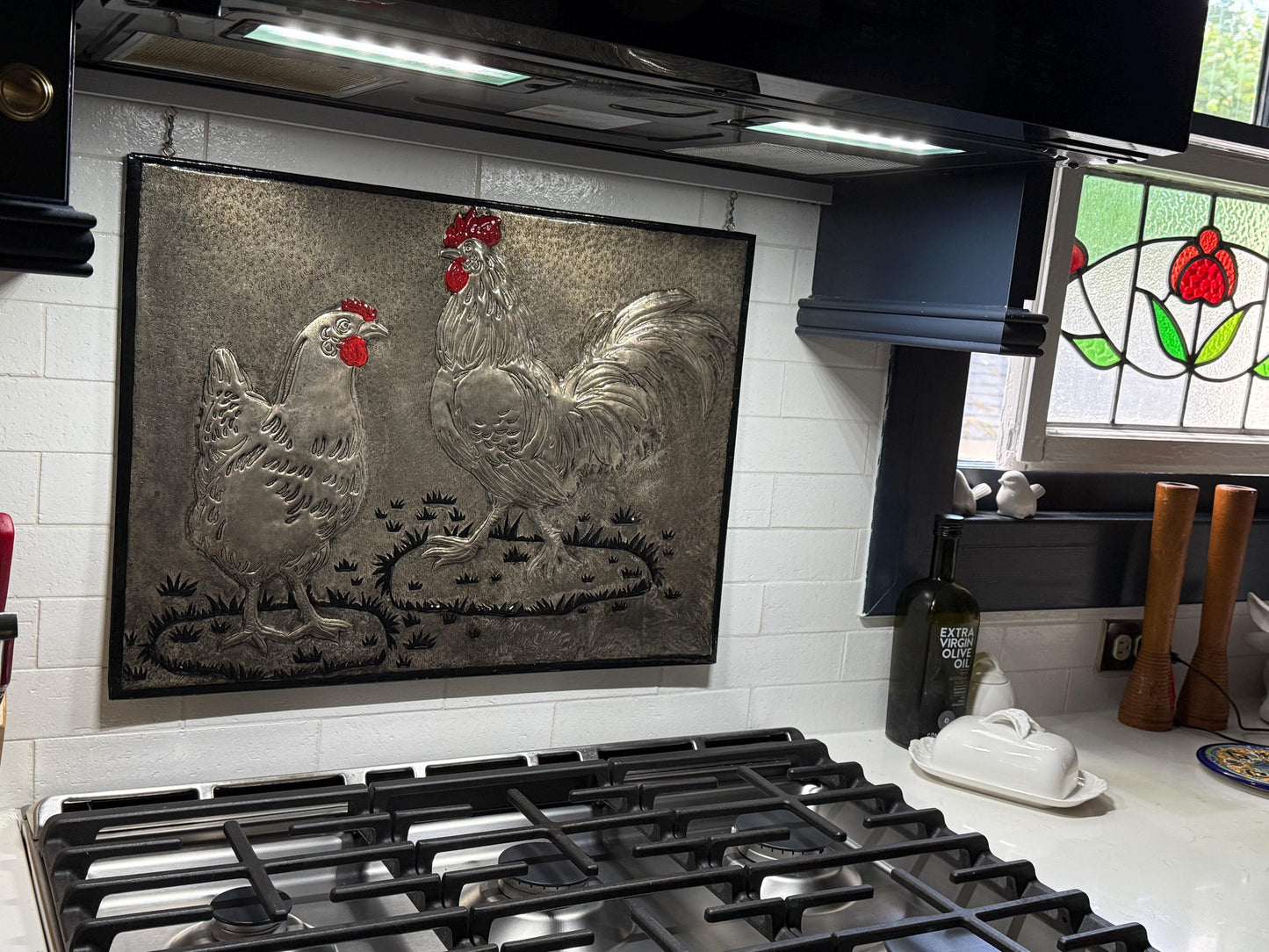 Custom Copper Kitchen Backsplash – Handmade to Your Size & Design