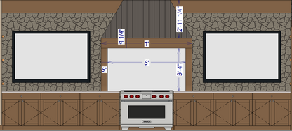 Family Ranch Copper Kitchen Backsplash