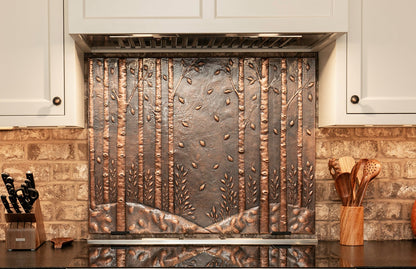 Birch Grove Copper Kitchen Backsplash
