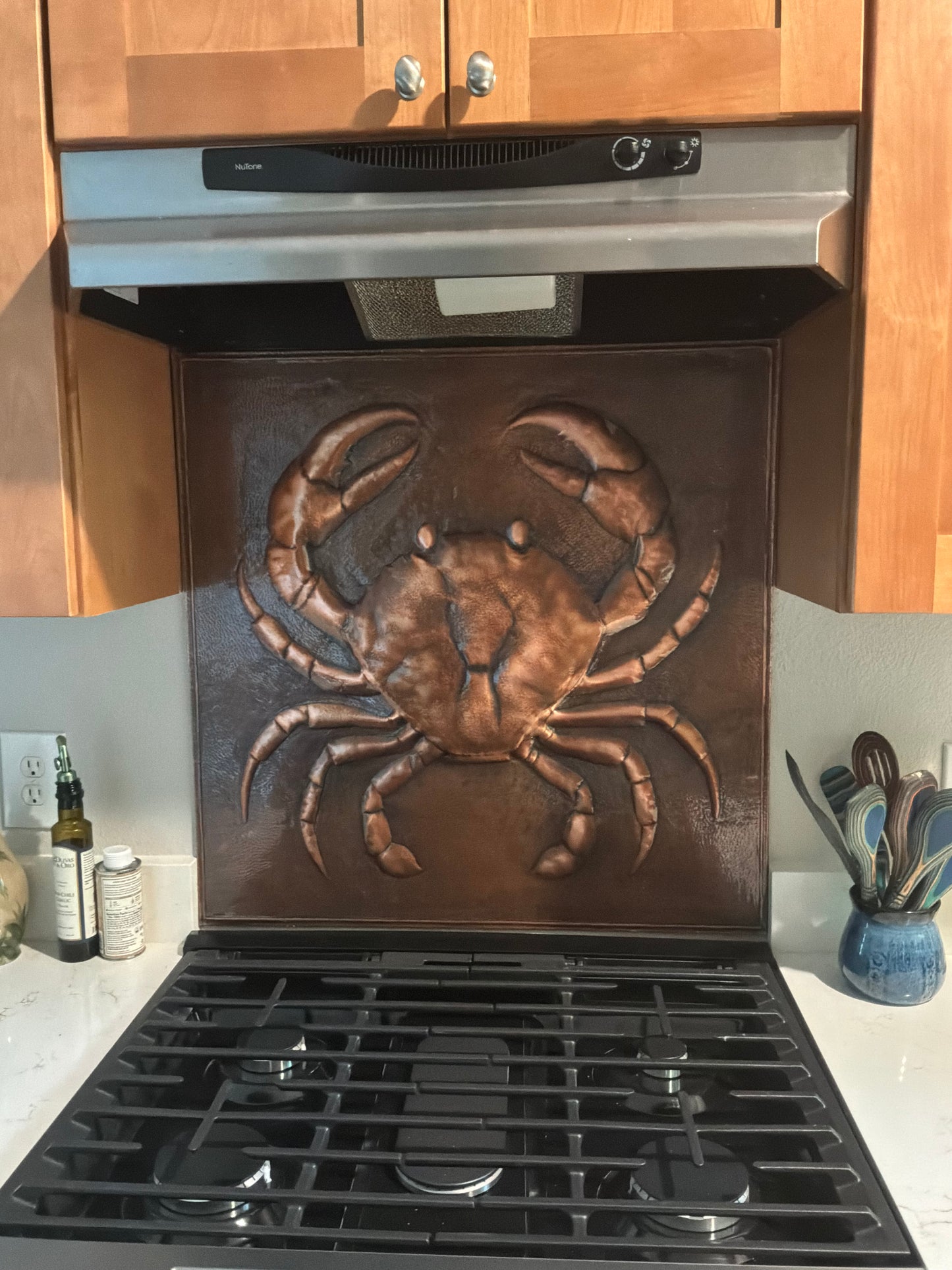 Custom Copper Kitchen Backsplash – Handmade to Your Size & Design