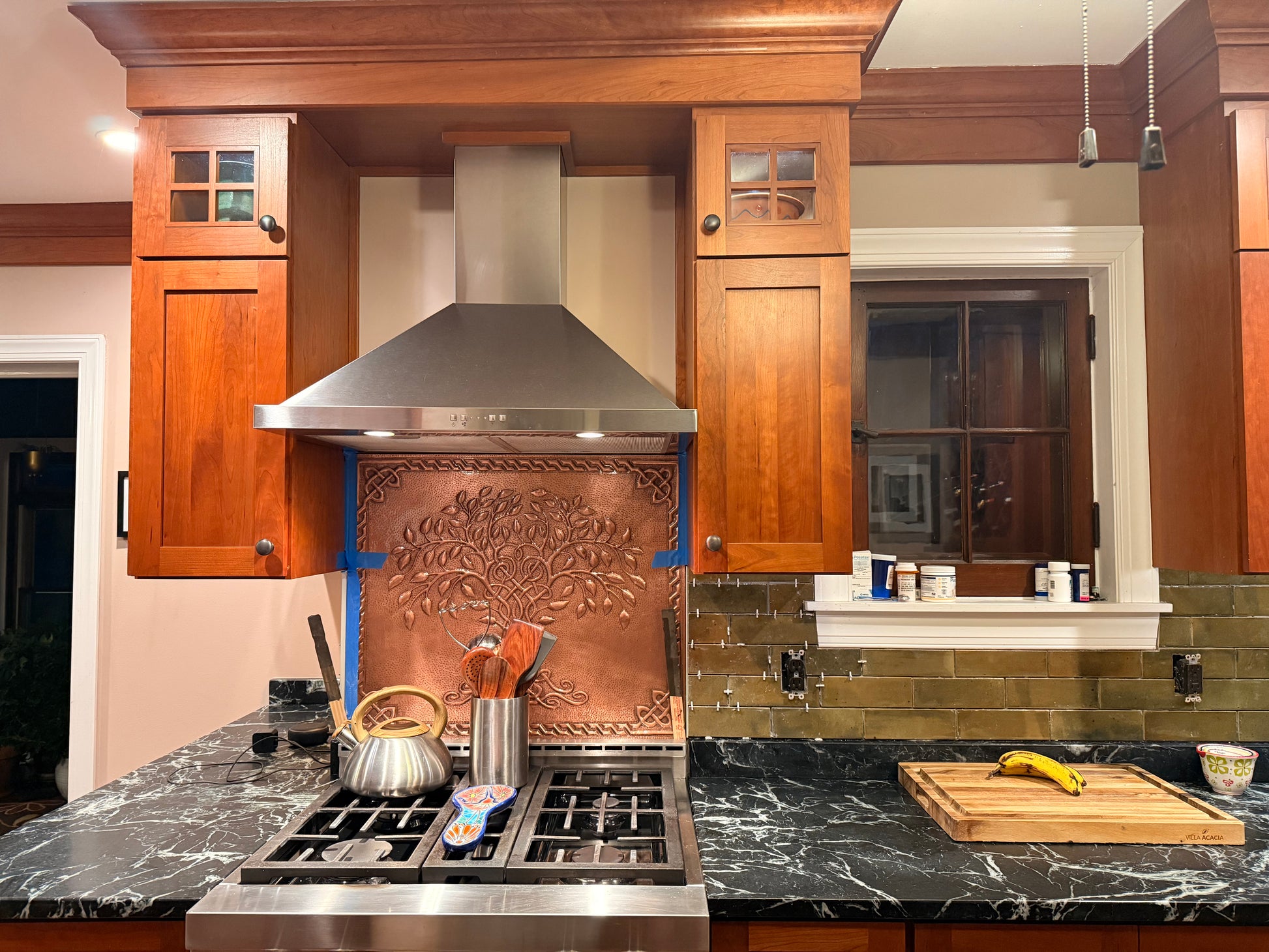 Copper Tree of Life Backsplash - Natuross