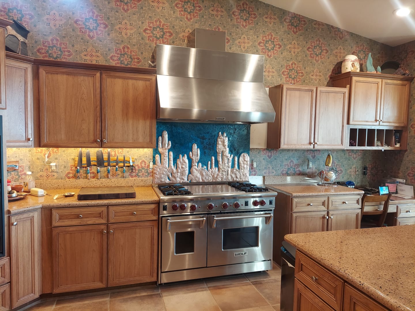 Custom Copper Kitchen Backsplash – Handmade to Your Size & Design