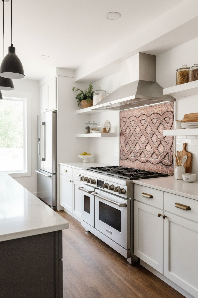 Kitchen Backsplash Celtic Sailors Knot - contemporary kitchen