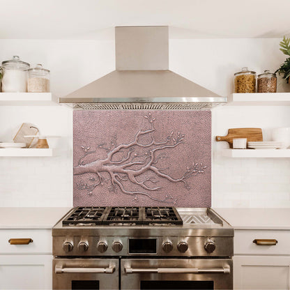 Tree Branch Copper Backsplash Tile