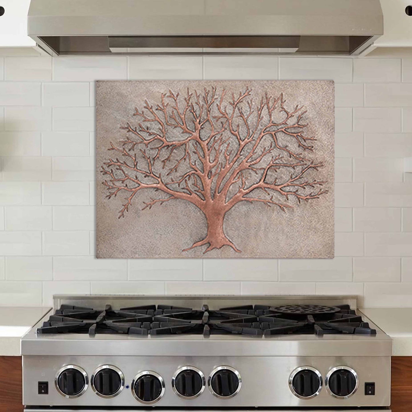 Copper Tree Kitchen Backsplash Tile 23.6"x31.6" - Natuross