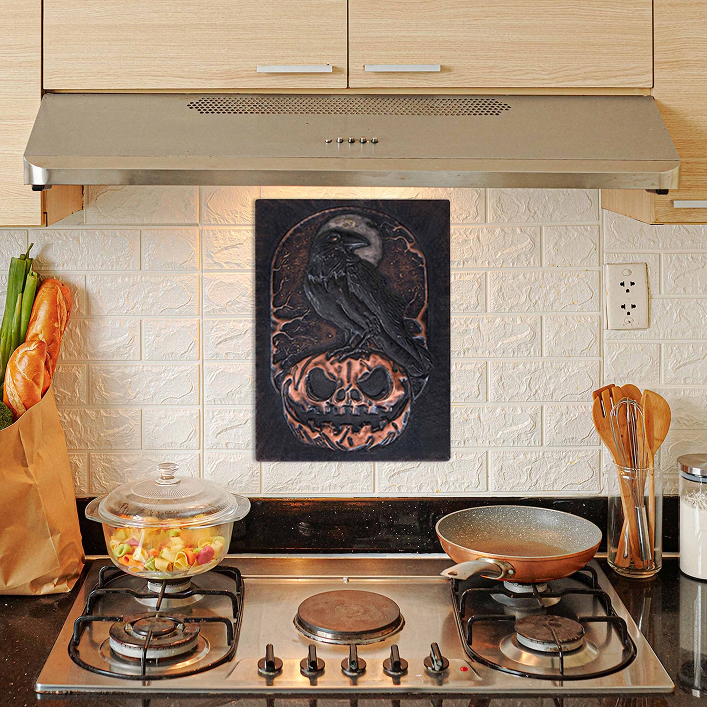 Halloween Copper Wall Art 15.7x11.8" - Natuross