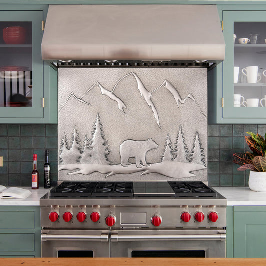 Gray Bear Copper Backsplash
