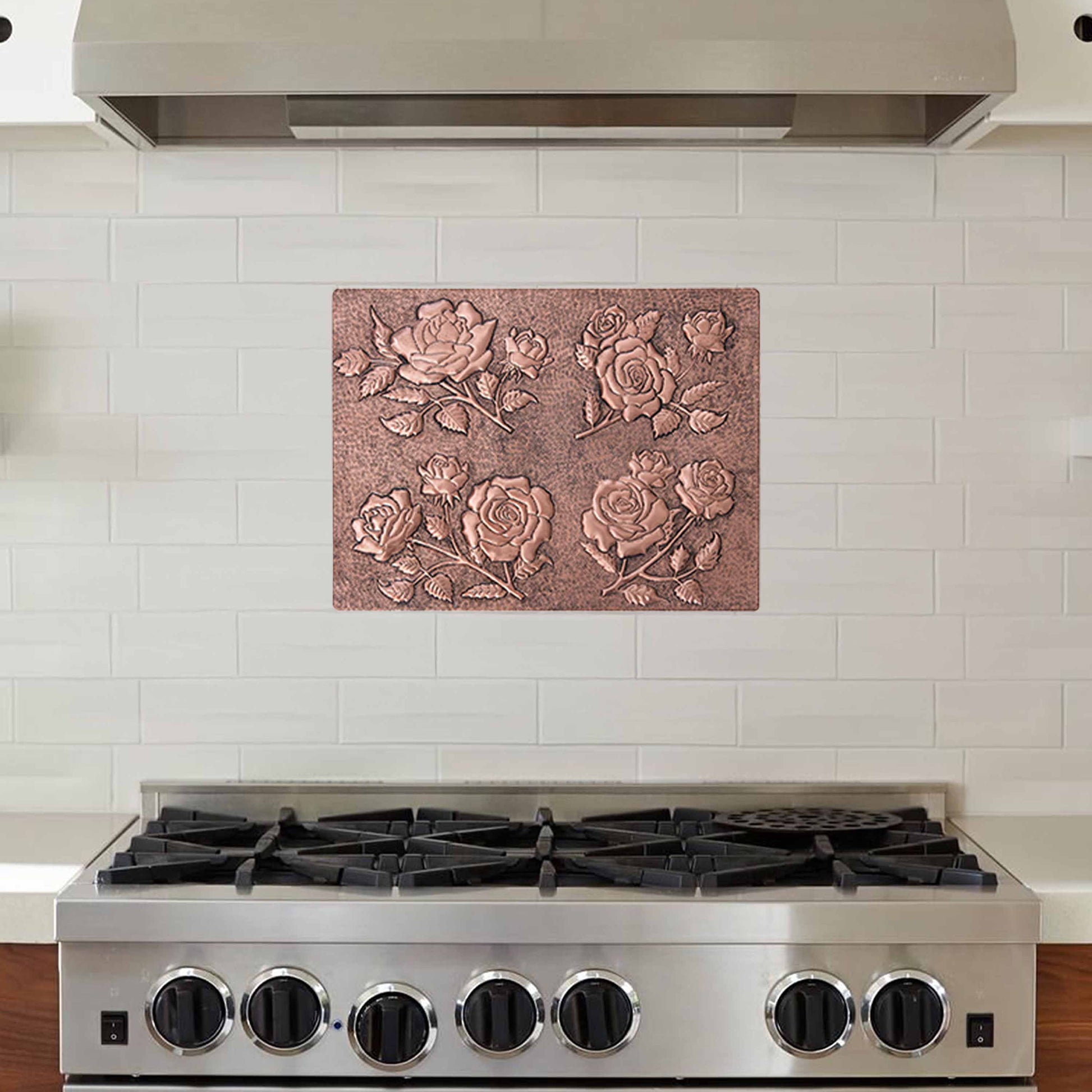 Roses Copper Wall Art 11.8x15.7" - Natuross