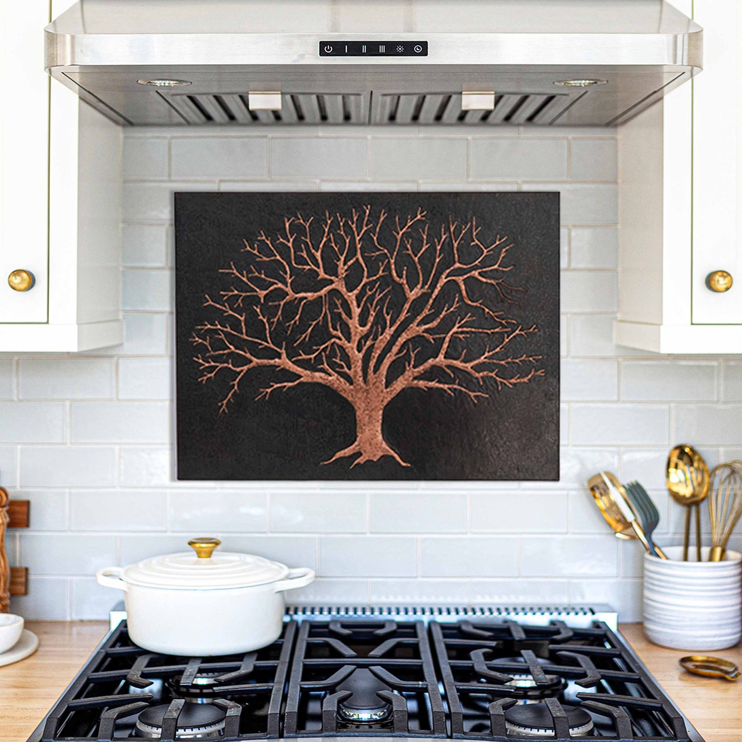 Copper Tree Kitchen Backsplash Tile 23.6"x31.6" - Natuross