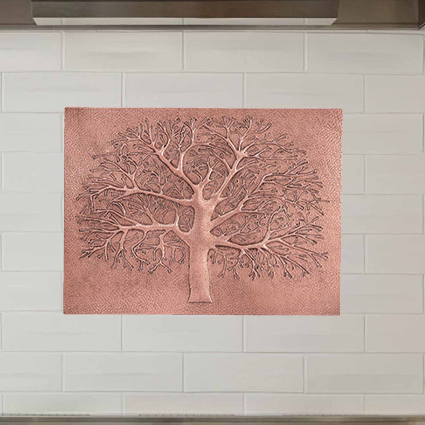 Copper Tree Scene Kitchen Backsplash 23.8"x32" - Natuross