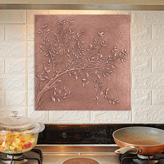 Copper Tree Branches Kitchen Backsplash 30.9"x28.9" - Natuross