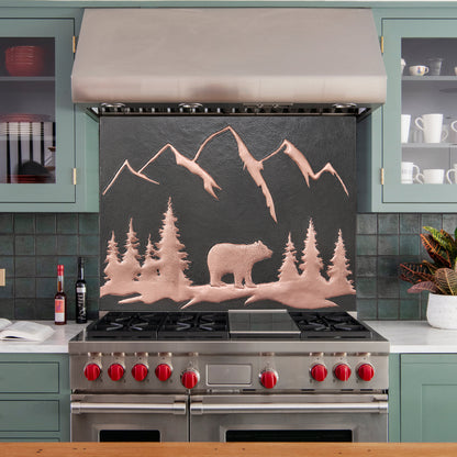 Black Bear Copper Backsplash
