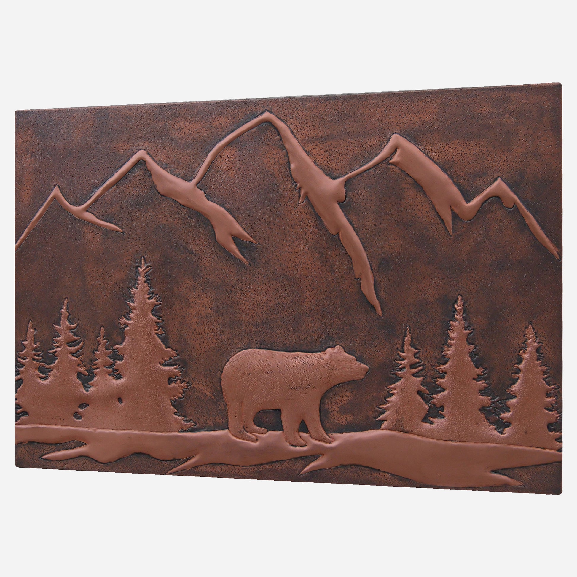 Bear Scene Copper Kitchen Backsplash - Natuross