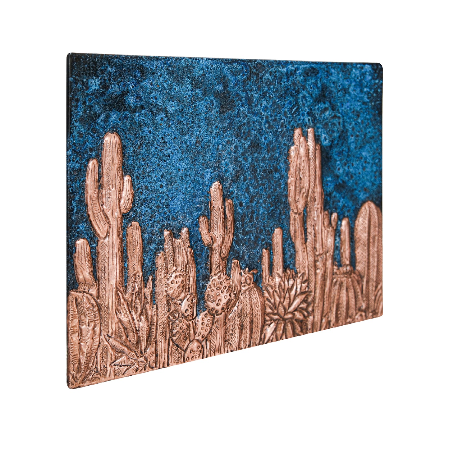 Metal Backsplash Tile Cactuses