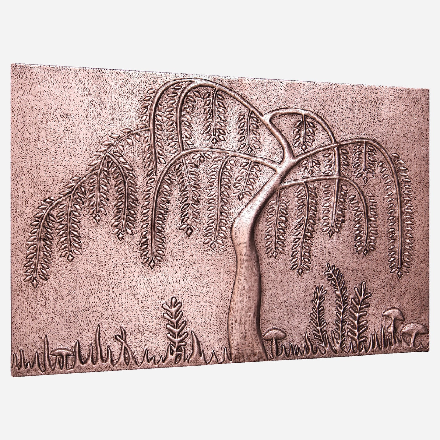 Willow Tree Copper Kitchen Backsplash