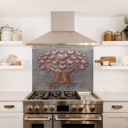 Unique Backsplash Hearts in Praying Hands