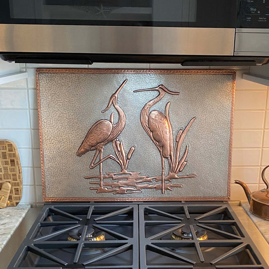 Heron Birds Kitchen Backsplash Tile
