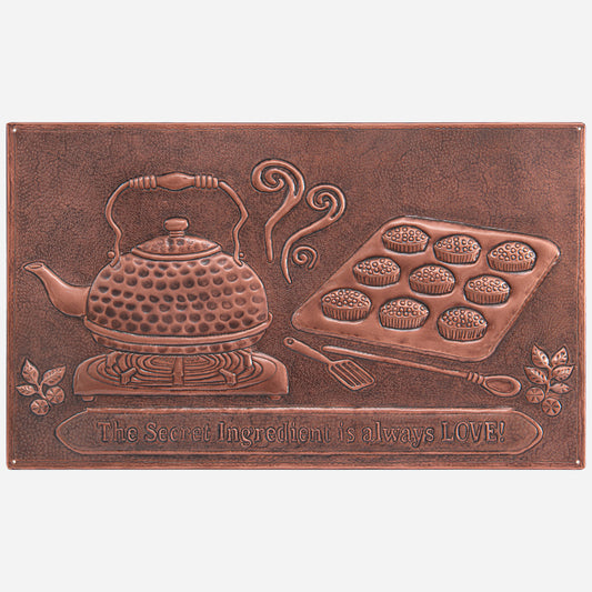 Tea Time Copper Backsplash Tile - Natuross