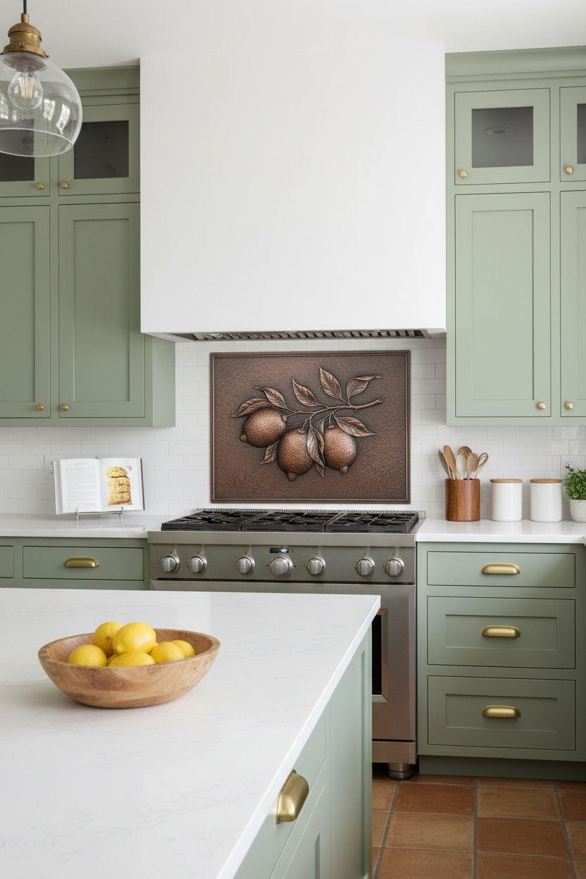 Lemon Branch - modern Mediterranean kitchen