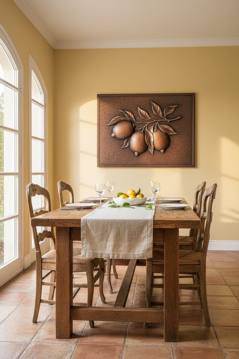Lemon Branch - Provence country dining room