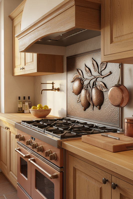 Lemon Branch - Tuscan farmhouse kitchen