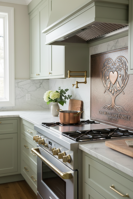 Love Tree Birds - over stove MUCH closer side clean kitchen