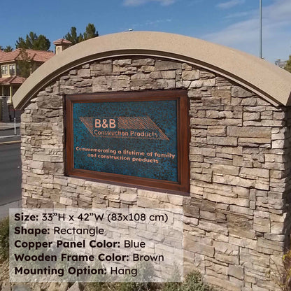 Copper Business Signage - Natuross