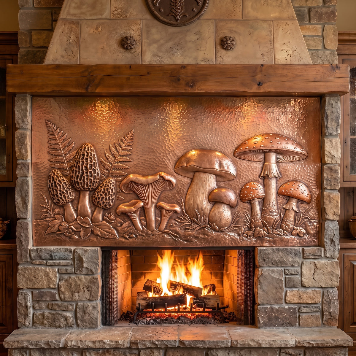 Mermaid Copper Kitchen Backsplash