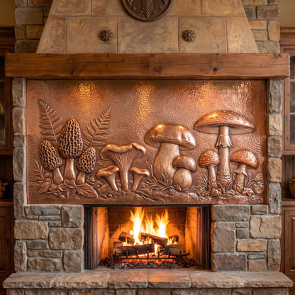 Mermaid Copper Kitchen Backsplash