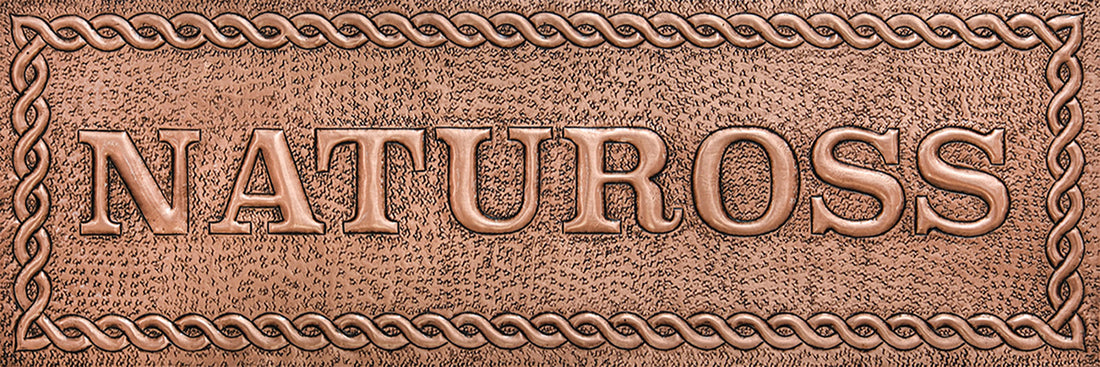 NATUROSS Copper Artwork Logo