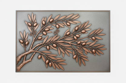 Olive Branch Copper Backsplash