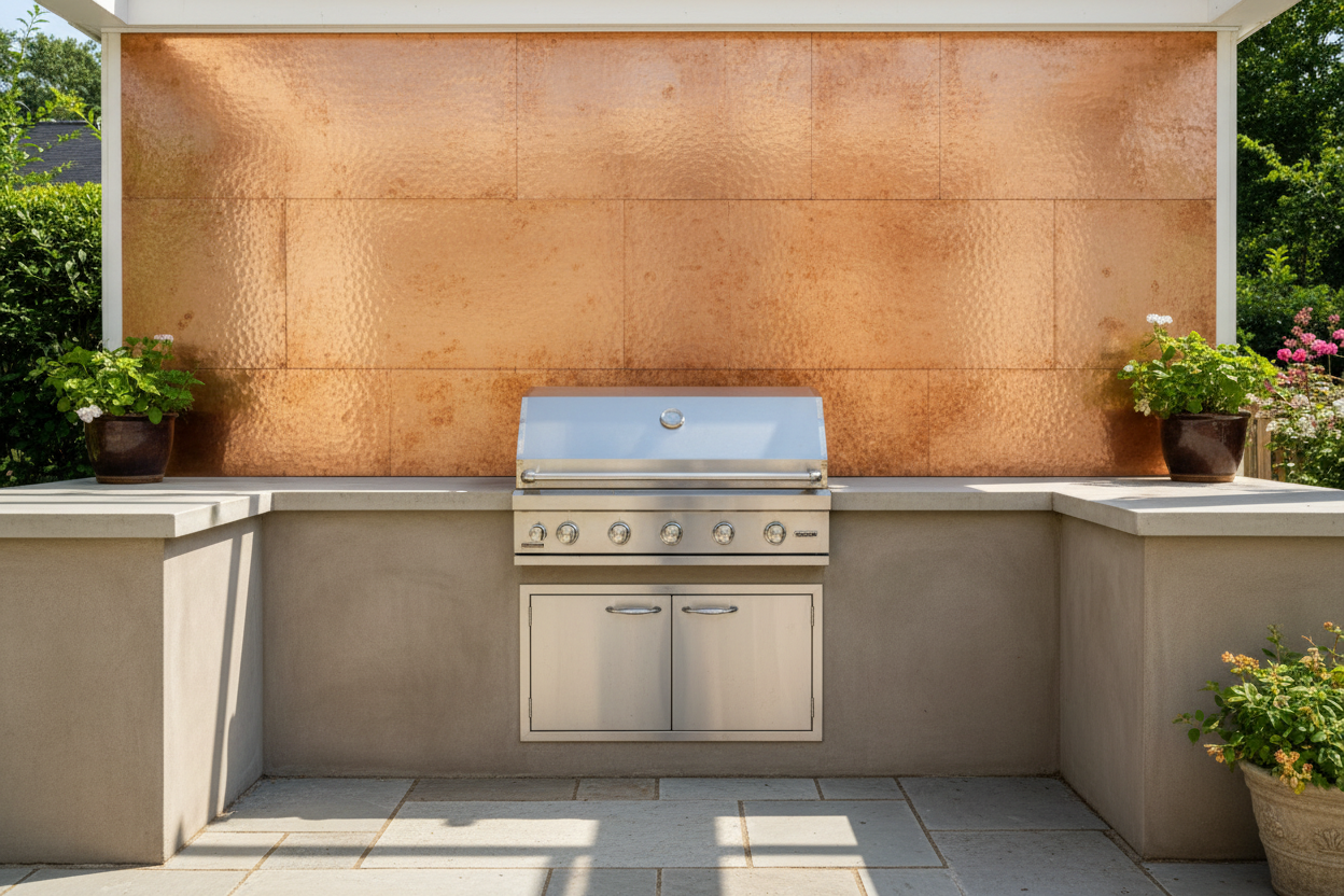 Outdoor Kitchen — Natural Copper