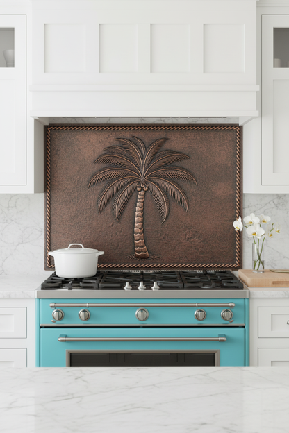Palm Tree - coastal tropical kitchen