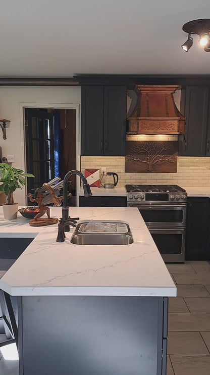 Eternal Tree Copper Backsplash