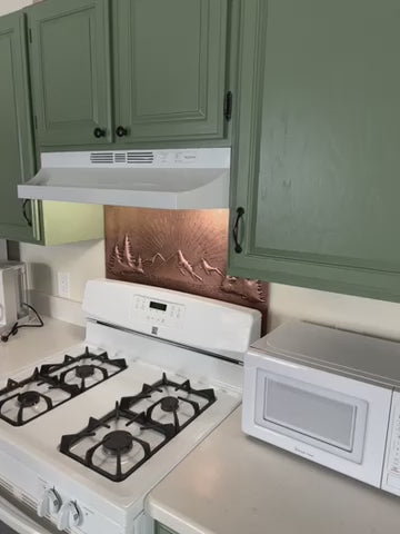 Copper Mountain Sunrise Backsplash