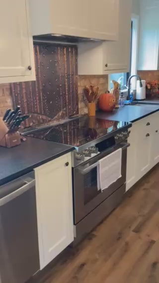 Birch Grove Copper Kitchen Backsplash
