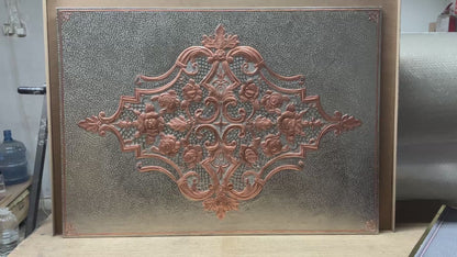 Victorian Style Copper Kitchen Backsplash