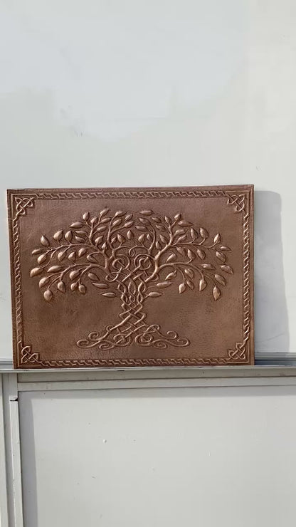 Copper Tree of Life Backsplash