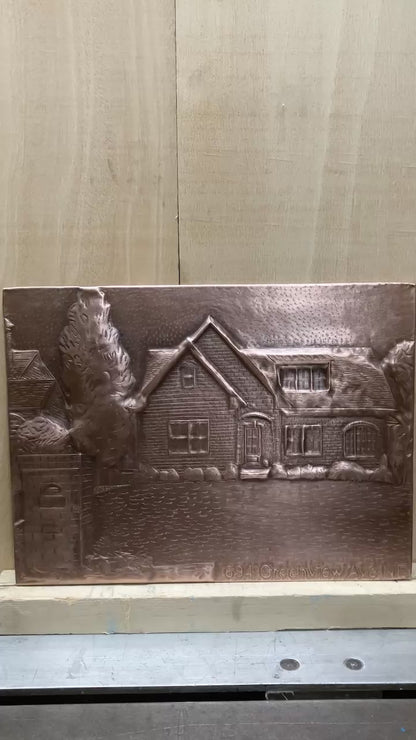 Custom Copper Kitchen Backsplash — Any Design, Any Size