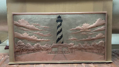 St. Augustine Lighthouse Copper Kitchen Backsplash