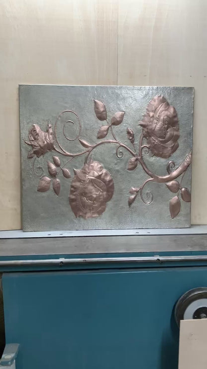 Rose Branch Copper Backsplash