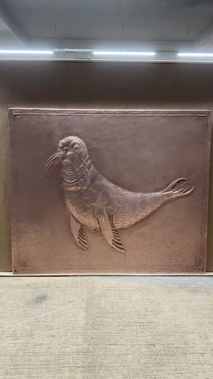 Seal Copper Backsplash Panel