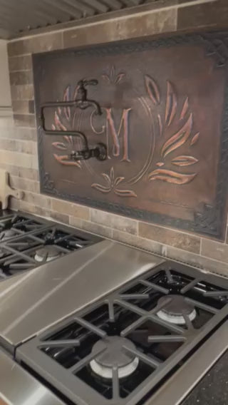Custom Copper Kitchen Backsplash – Handmade to Your Size & Design