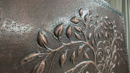 Brown Tree of Life Copper Backsplash