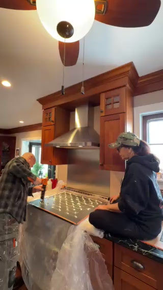 Copper Tree of Life Backsplash