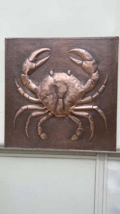 Crab Copper Backsplash