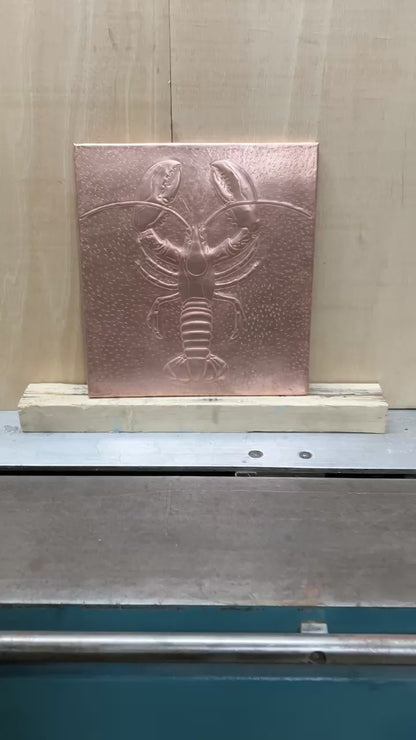 Lobster Copper Kitchen Backsplash